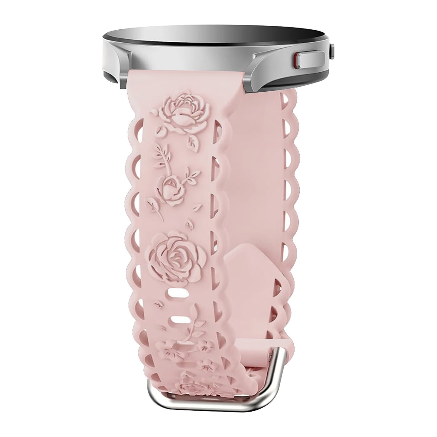 Suitable for 20mm flat silicone strap with hollowed out rose style strap